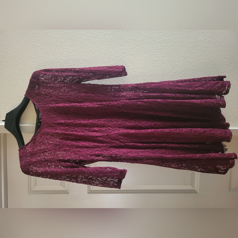 Burgundy Dress